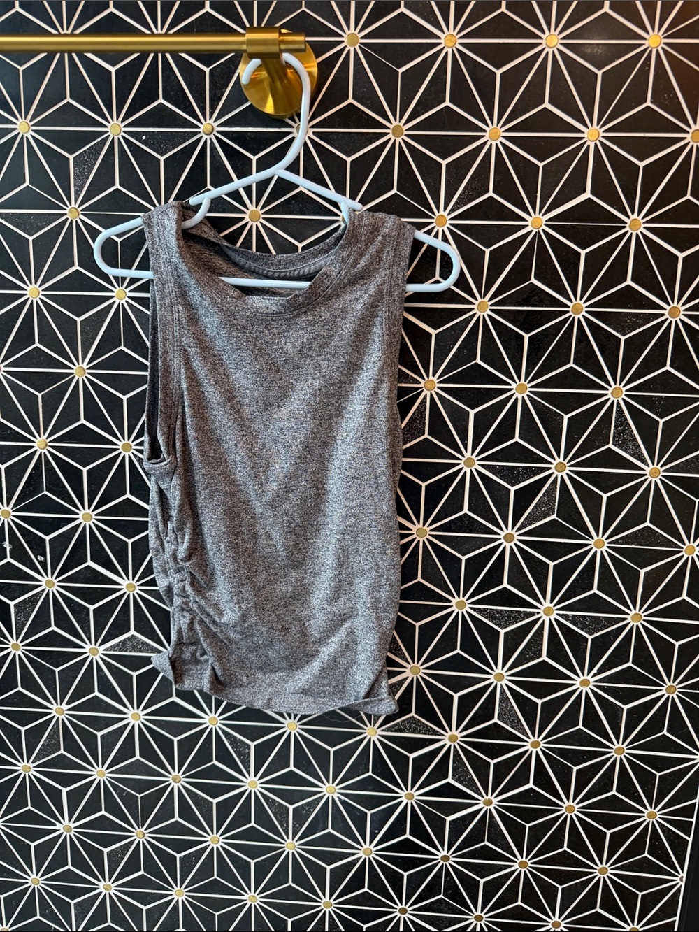 lululemon athletica Gray Heathered Sleeveless Tank